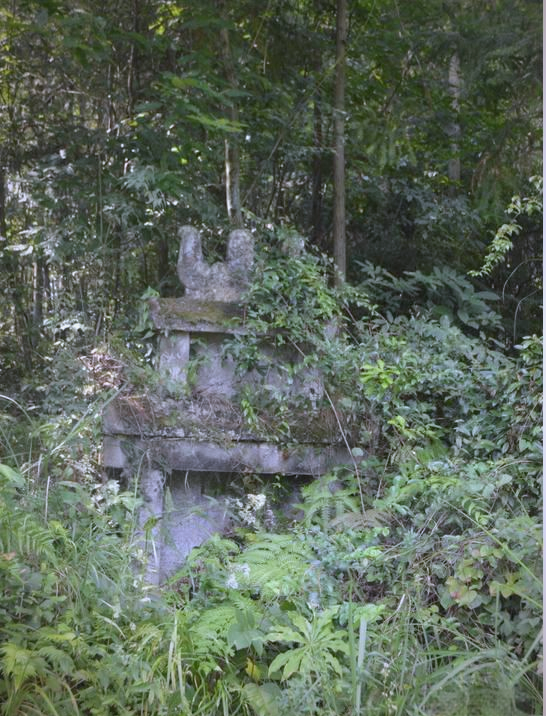 恒合山野间散落着众多清代古墓葬