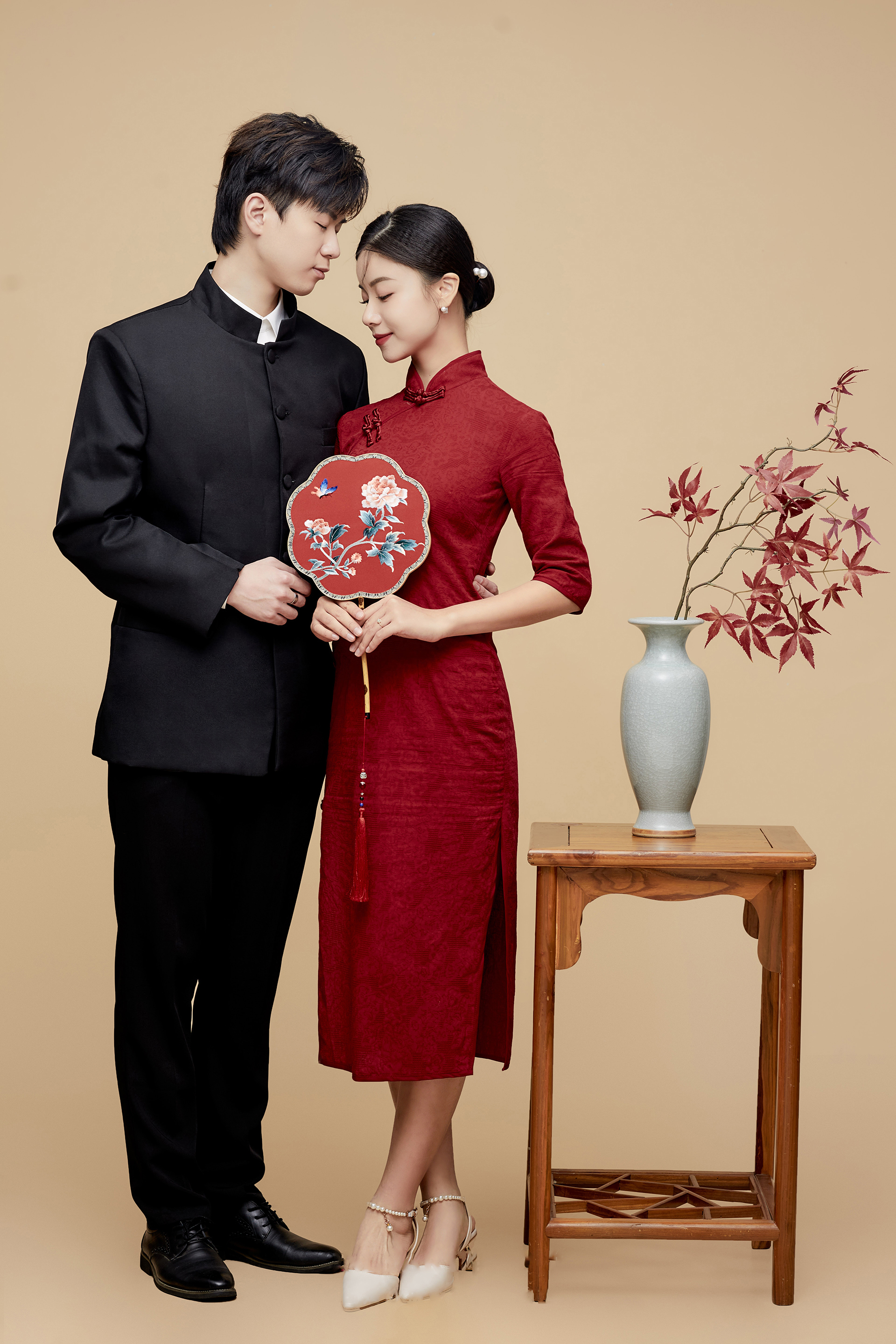 中式婚纱照赏析:郑州拍婚纱照哪家好看