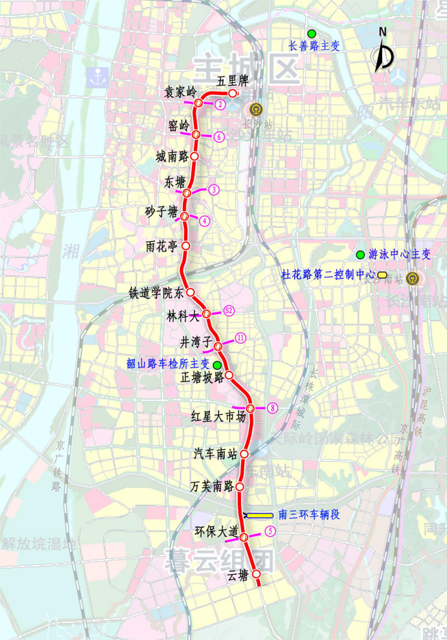 直击新线长沙地铁7号线一期工程云塘站五里牌站所有站点全面开工建设