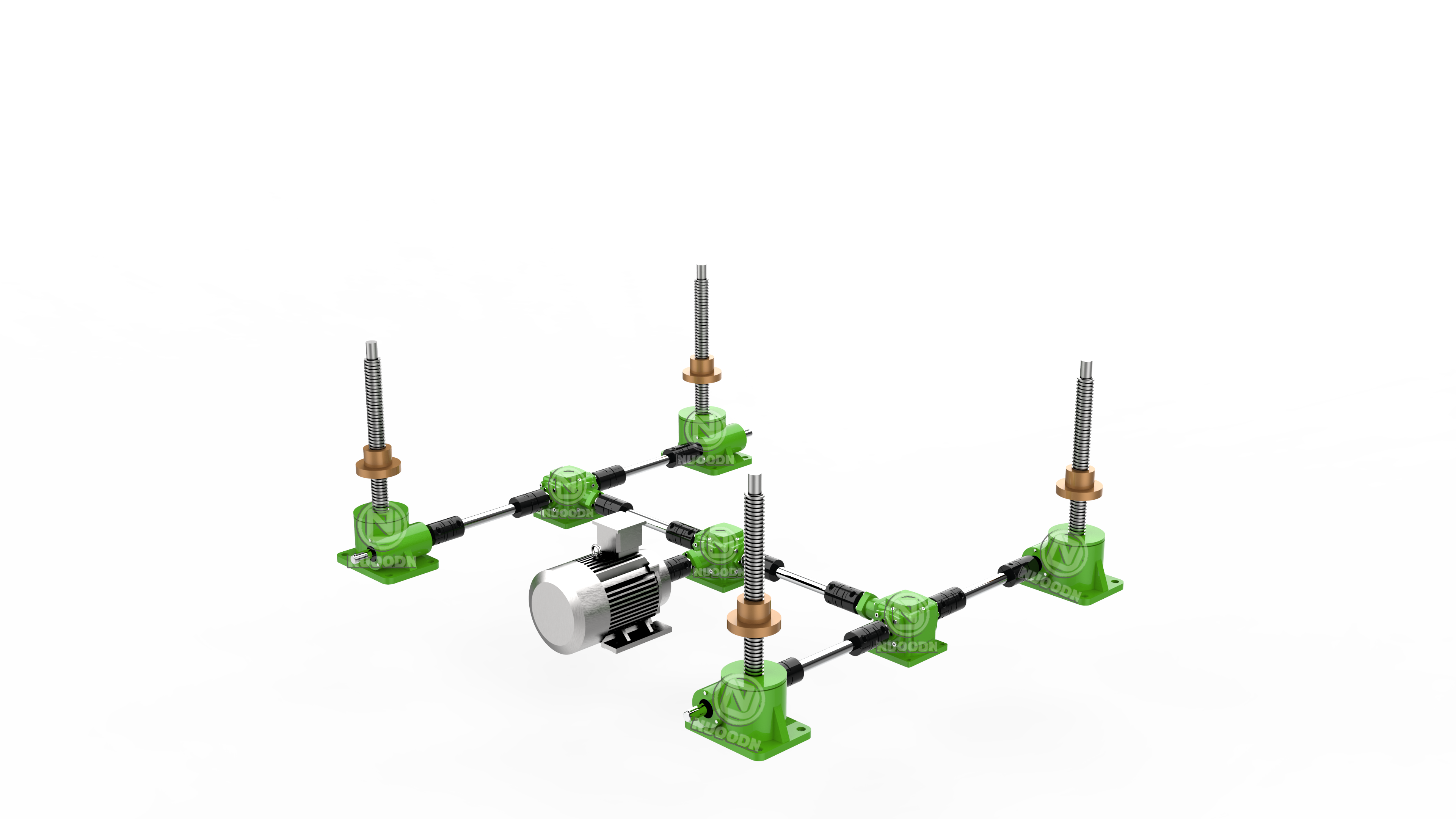 nm立式蜗轮蜗杆升降器诺顿传动螺旋升降机