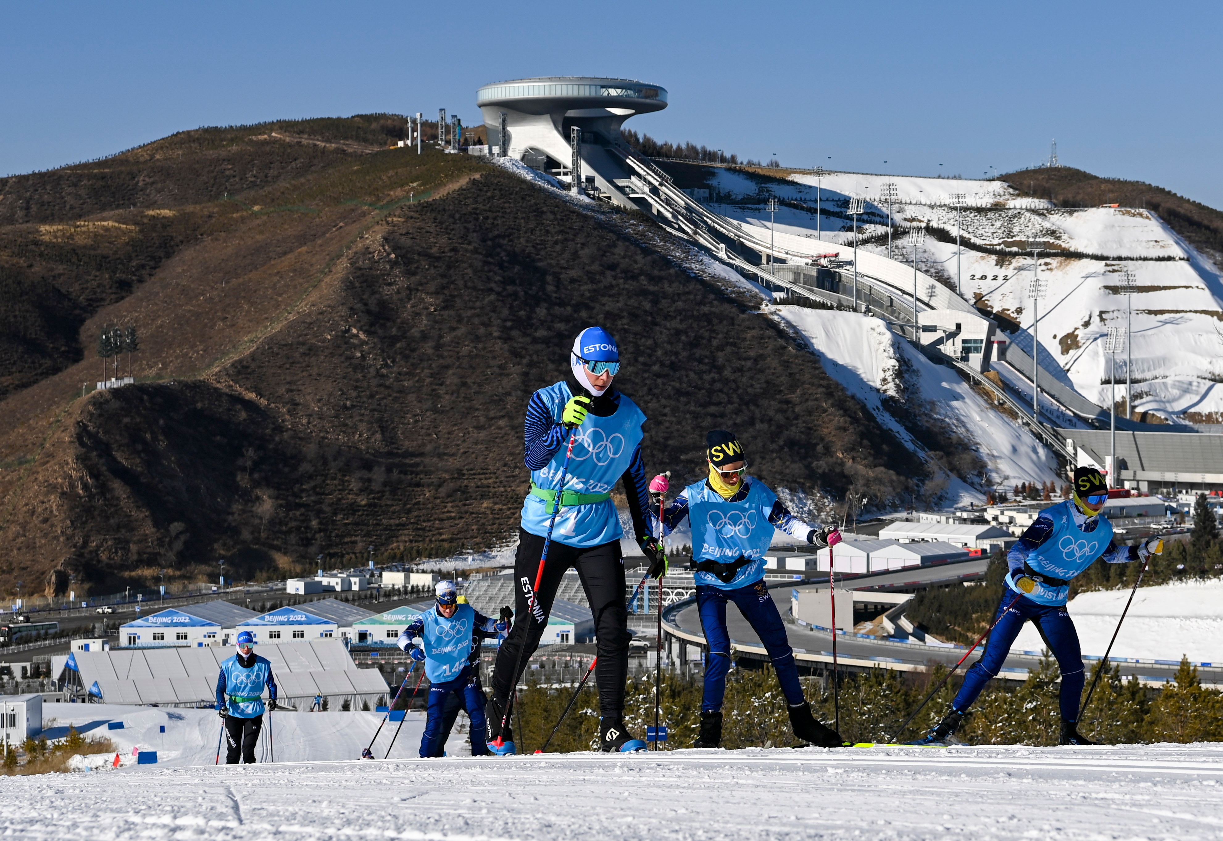 (北京冬奥会)国家越野滑雪中心的"训练日"