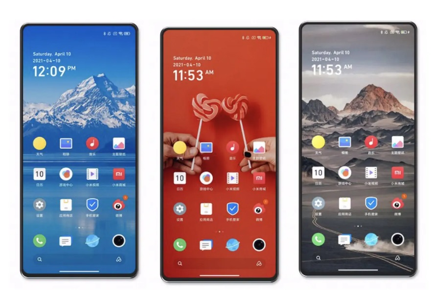 小米mix4外观概念图曝光,曝100%屏下摄像头