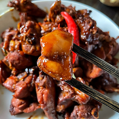 吃出健康,解决假胖 红烧兔肉