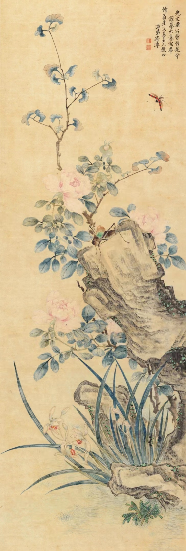 大师系列│清代│蒋溥——山窗三见桐著花,先生三载兹为家