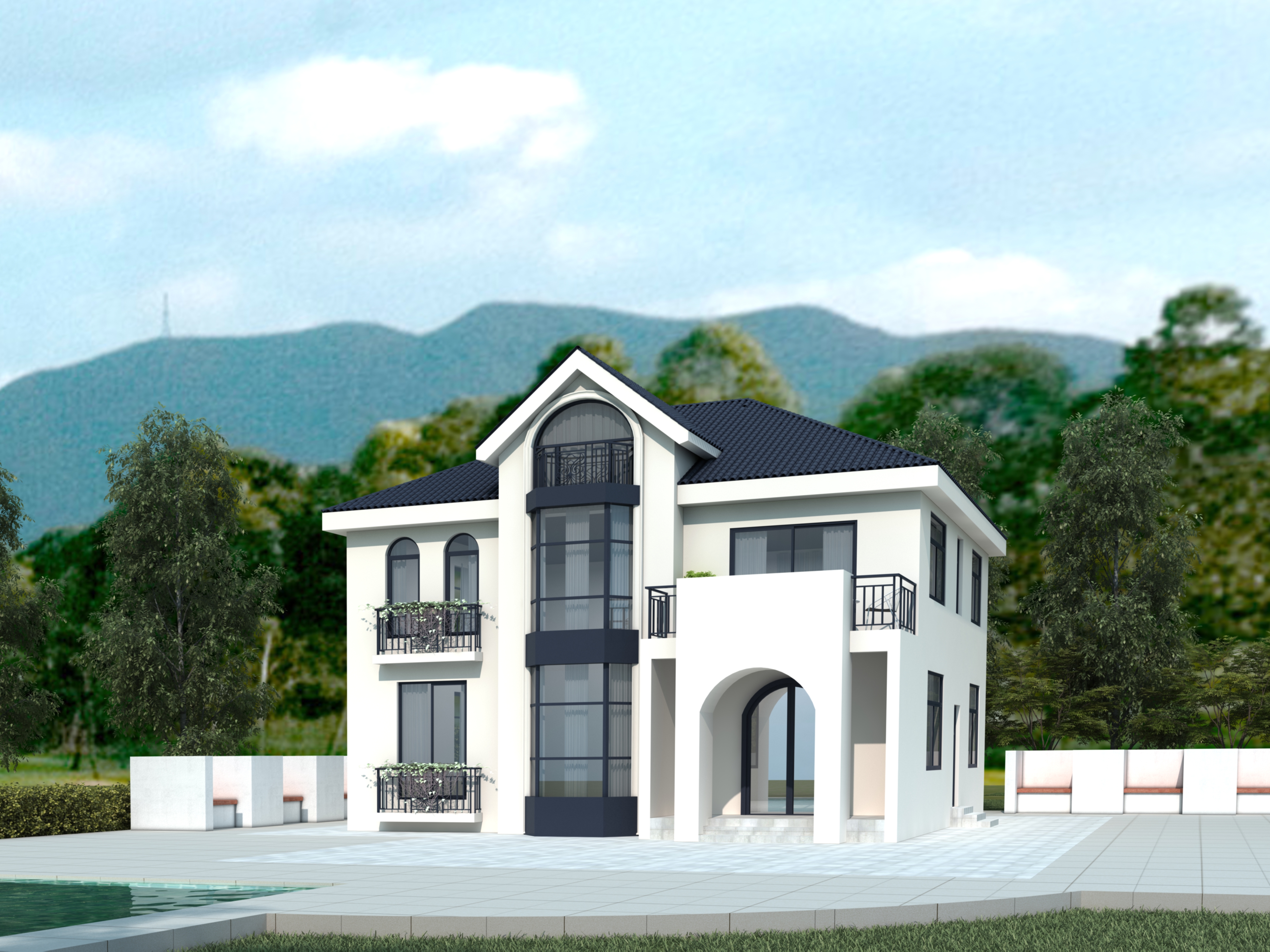 具有唯美浪漫氛围的简欧风住宅