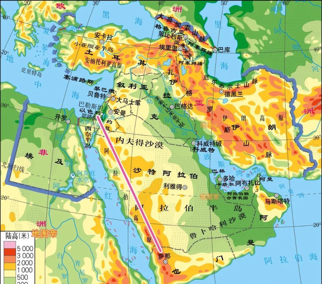 曼德海峡地理位置地图图片