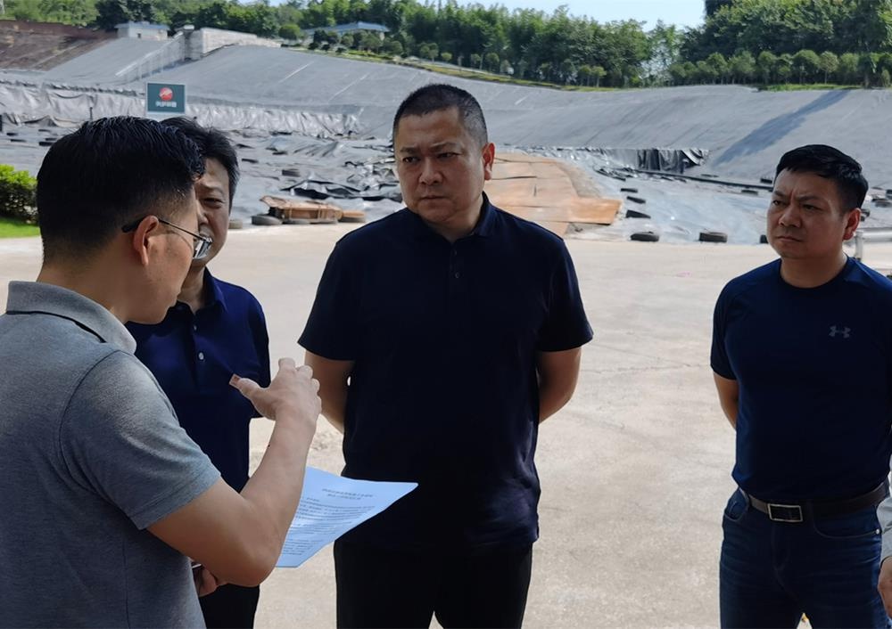 周云波带队督导兴泸环保焚烧发电厂