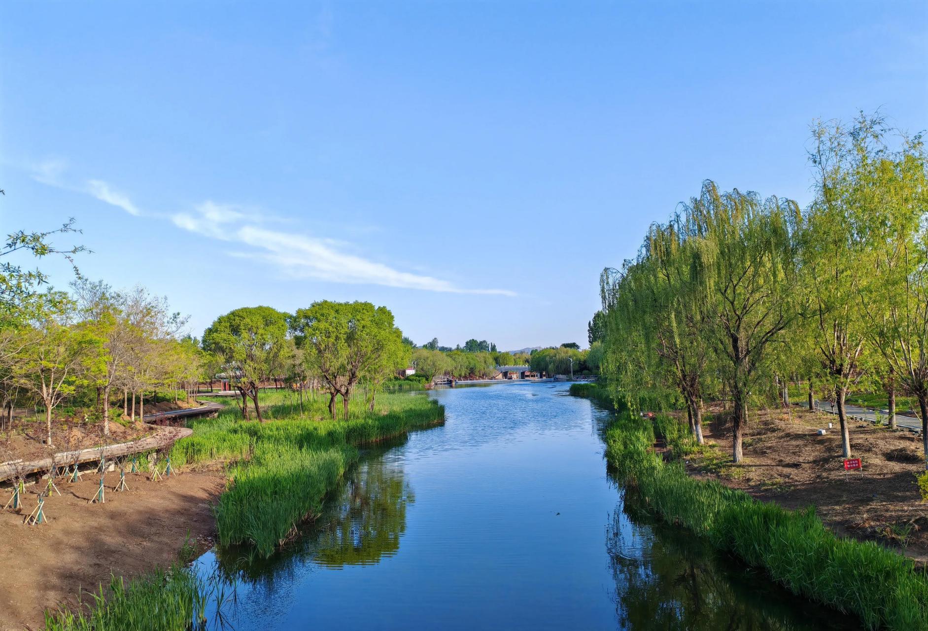 家乡美# 分享一组我的家乡河北省唐山市丰润区还乡河公园雨后清新