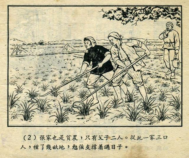 连环画《寡妇获得了幸福》|杨锦文绘|1953年出版