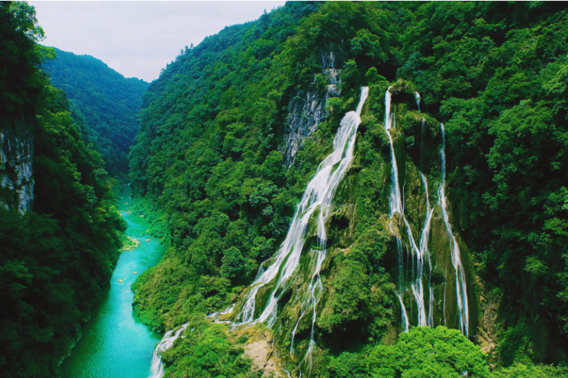 猛洞河风景区图片