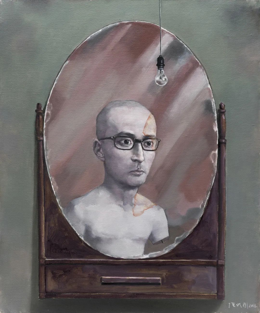 张晓刚带着什么回到成都