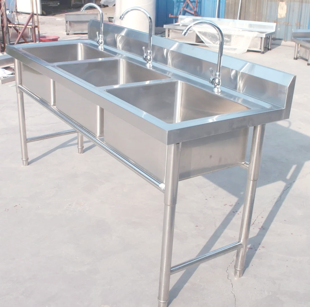 商业用不锈钢水槽洗手池的定制加工服务