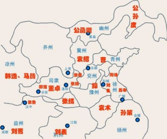 张鲁地图图片