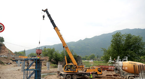 211省道安吉至洞头公路永嘉巽宅至桥下段工程快速推进