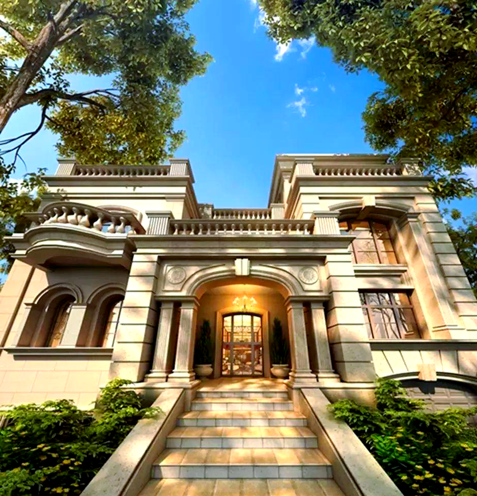 置身于檀宫,你会被这里的18栋艺术庄园别墅所吸引