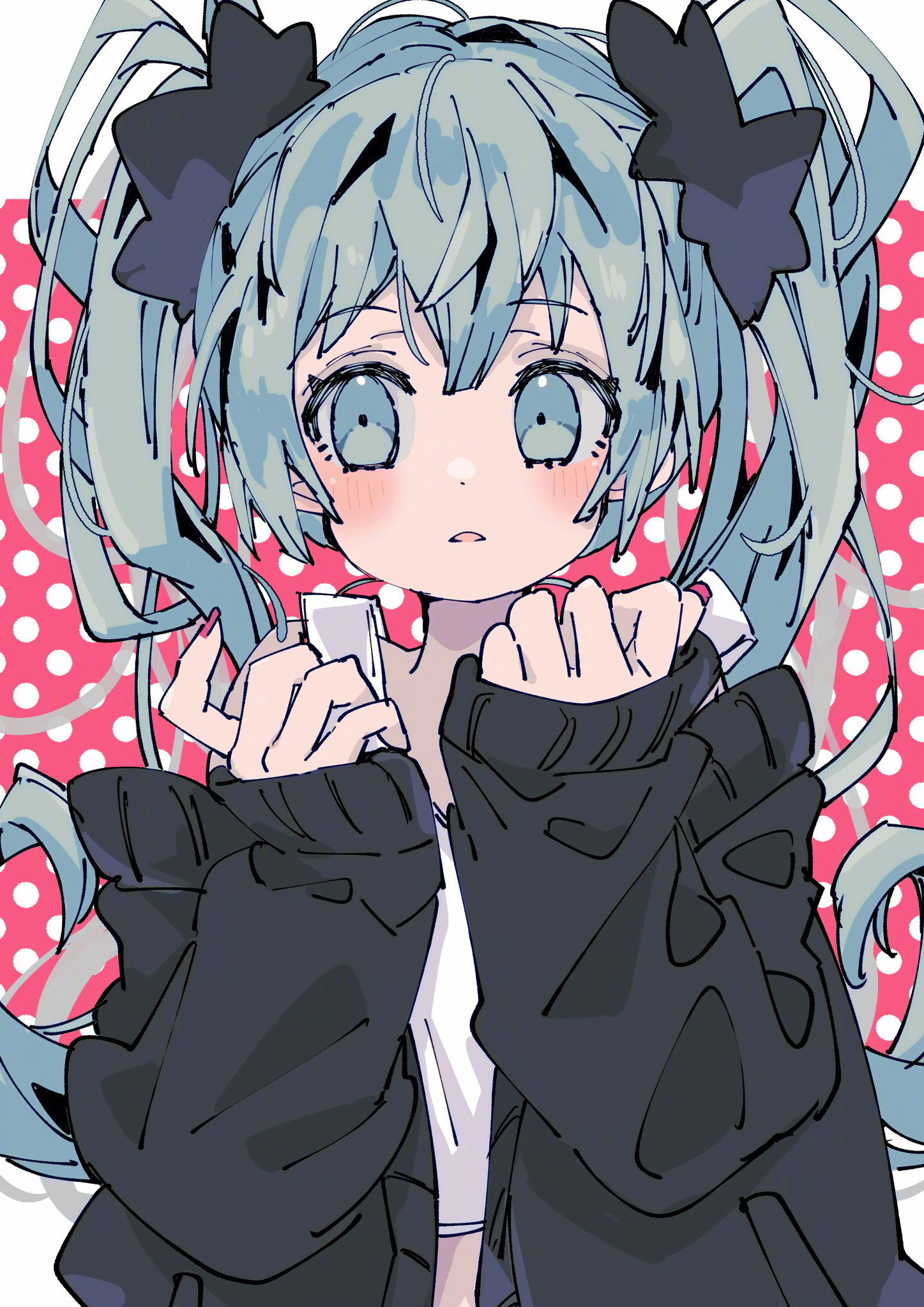 画师「3774」作品欣赏:表情很可爱的miku公主殿下同人插画