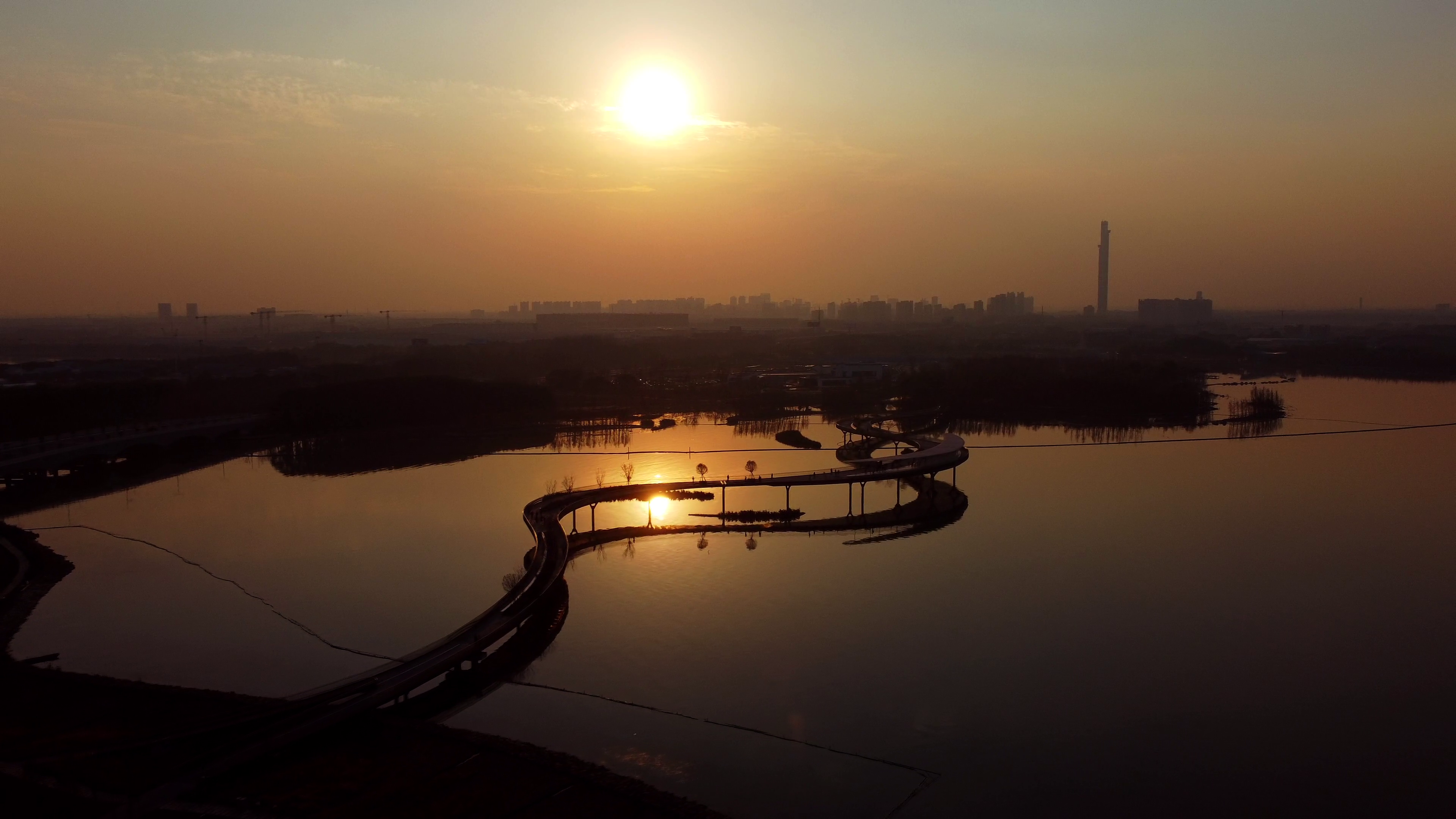 淀山湖元荡夕照