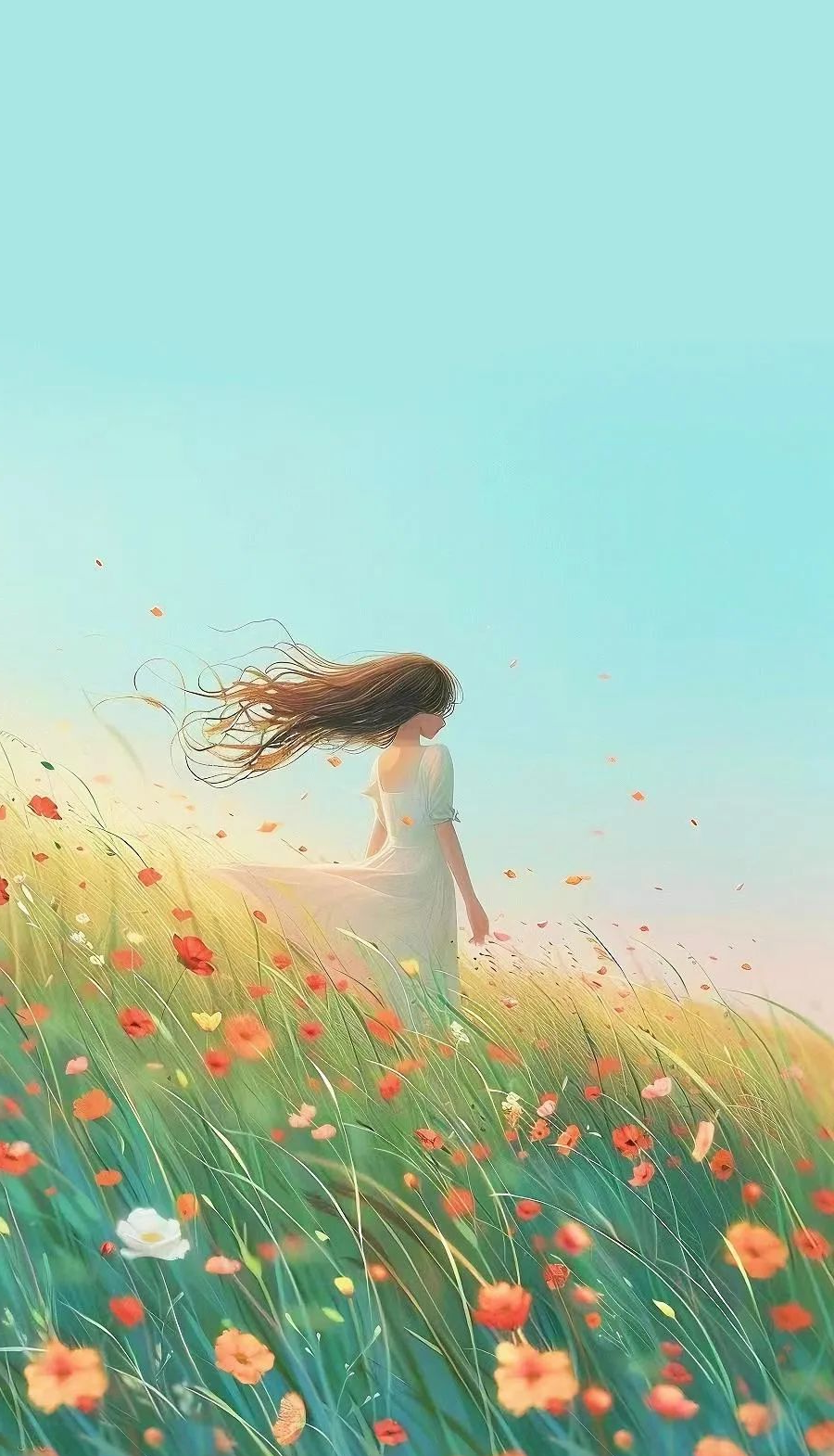 多款温柔治愈,简约干净的壁纸,为女孩子提供温馨空间