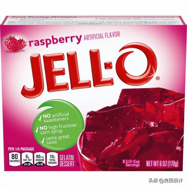 卡夫亨氏旗下jell-o 果冻十年来首次重新包装设计