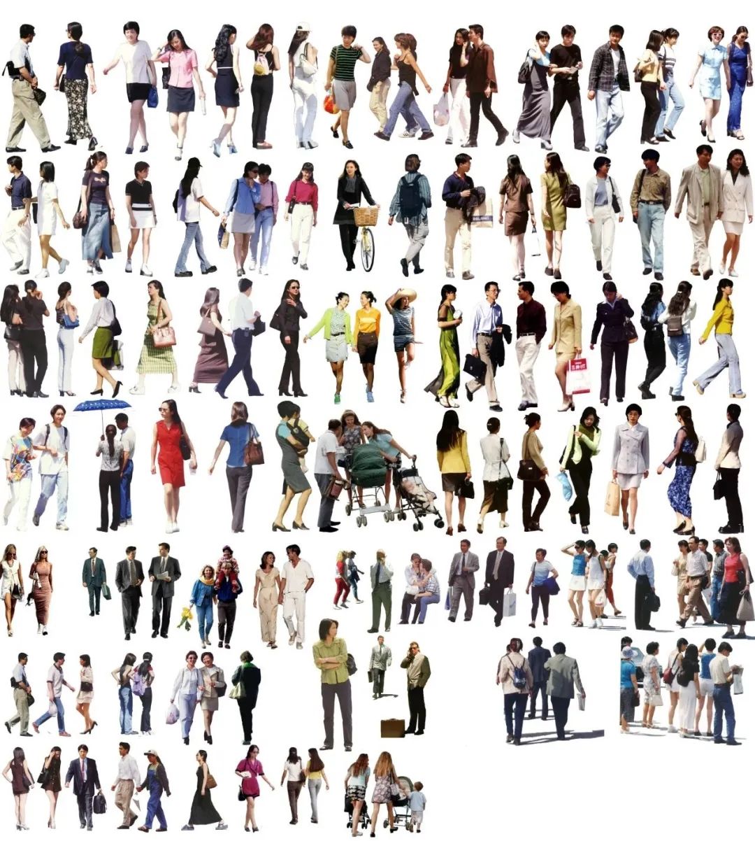 「第424期」1000个psd后期效果图人物配景丨免费领取