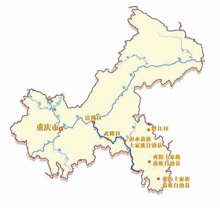 乌江地图 河流图片