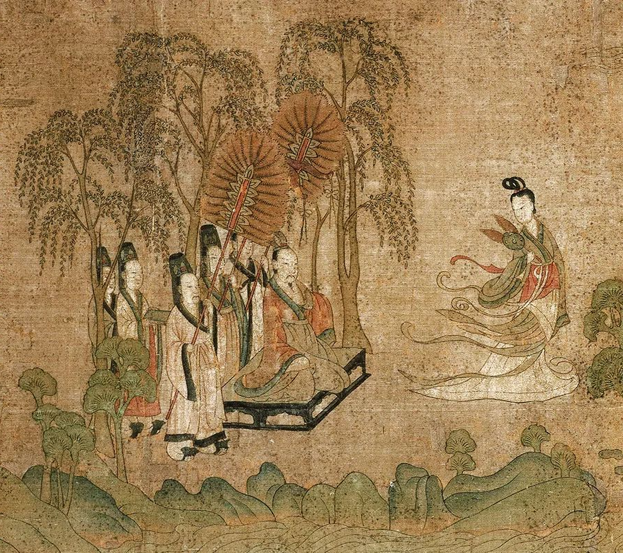 国画精品欣赏:顾恺之的《洛神赋图》