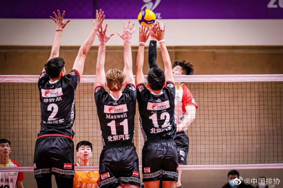 北汽男排战胜山东 晋级排超联赛决赛