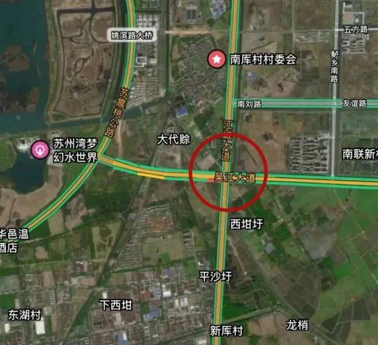 吴江大道与江城大道启动施工,市民出行注意绕行