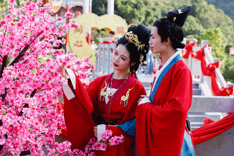 新春伊始,求姻缘走桃花运,从东莞观音山开始
