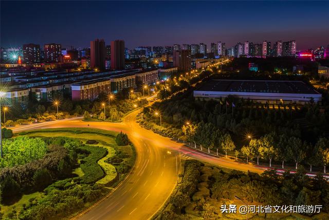 三河市夜景图片