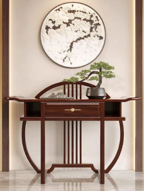 2023新中式玄关效果图外观图片大全