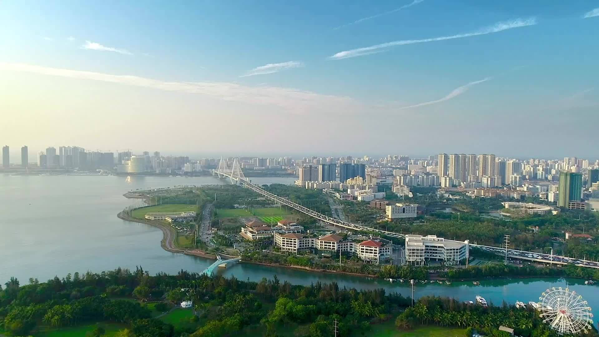 海南自贸港风景图图片