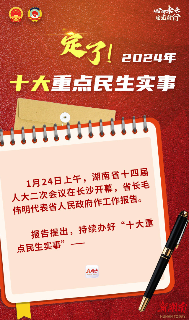 两会动海报丨定了!2024年十大重点民生实事