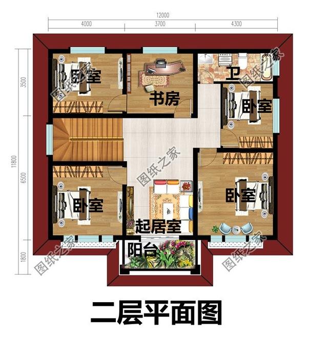 10乘12米房屋,悠閒生活建房就該這樣建