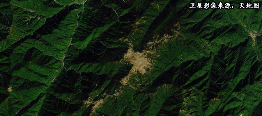 黄石国家公园卫星地图图片