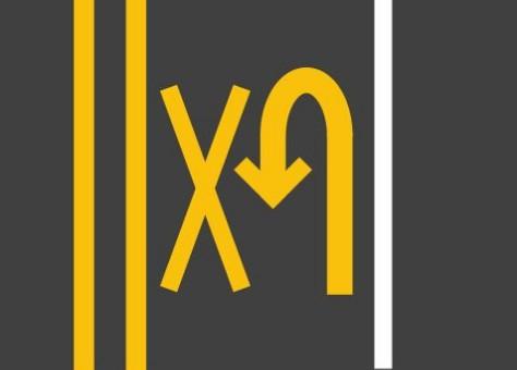 掉头标志旁边有个x是什么意思