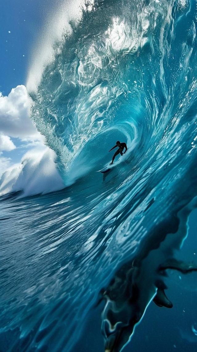 冲浪高清手机壁纸,总有一张给你带来夏日的凉爽