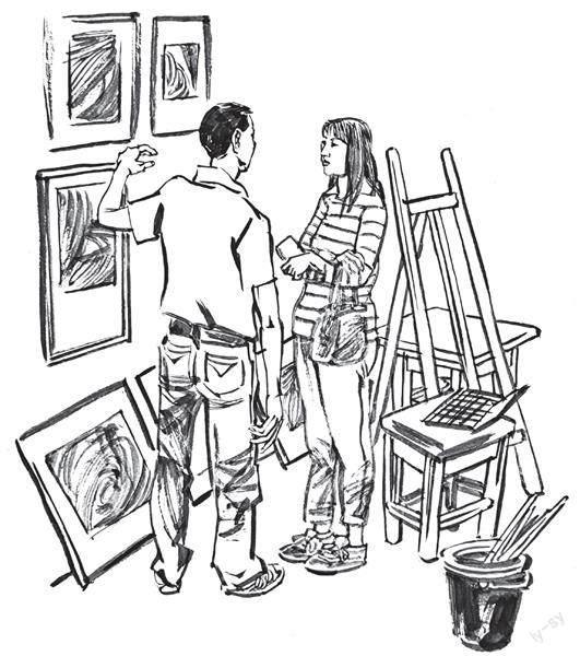 村口伫立着一个巨大的鸟笼,大概三米高,本来刷了白色的漆