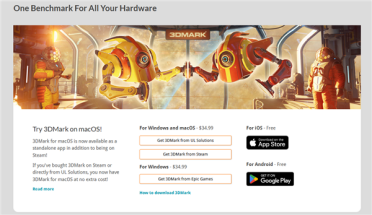 3DMark macOS独立版终于发布：不用苹果商店、离线也能跑