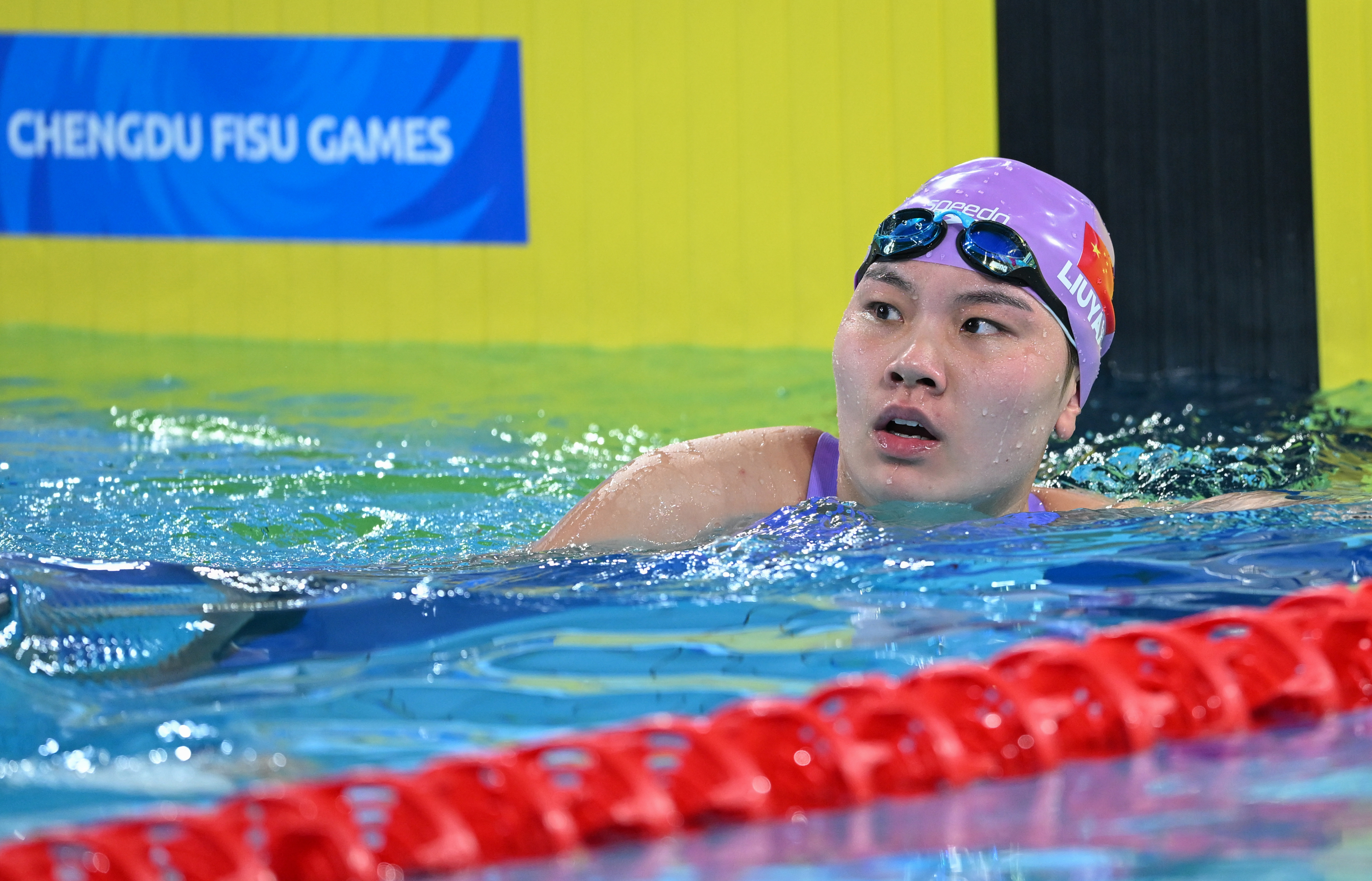 游泳——女子200米仰泳:柳雅欣夺冠