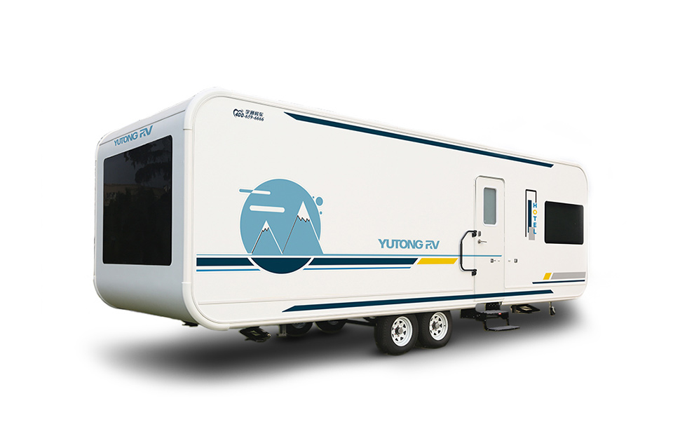 宇通t536酒店版营地拖挂房车——山川湖岸边的超豪华酒店!