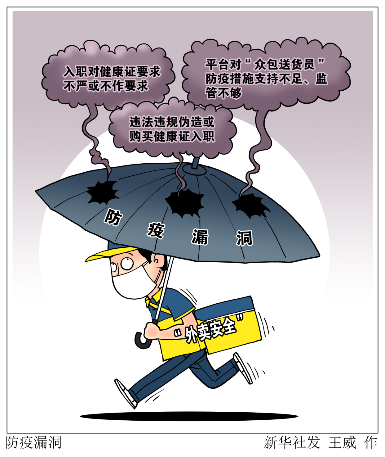 (图表·漫画)「新华调查」防疫漏洞