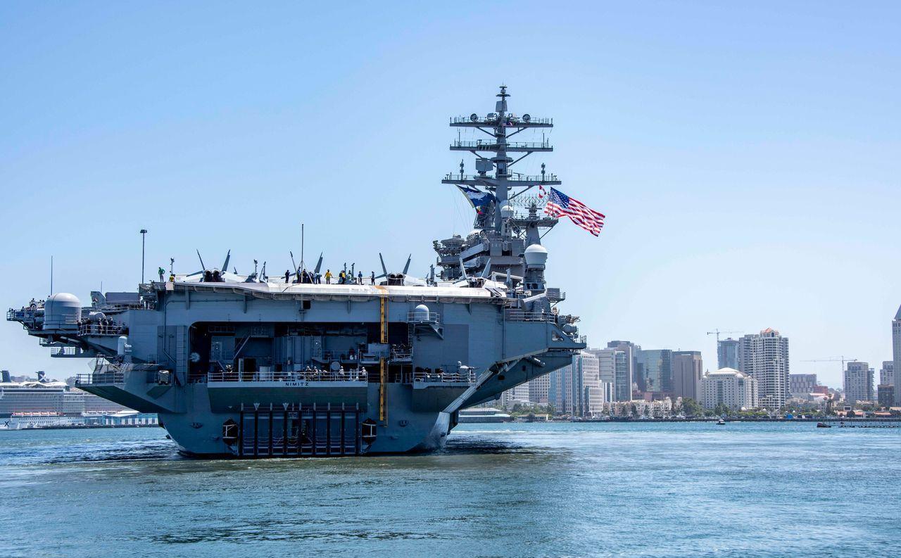 已互相进入攻击范围!卫星图片显示:中美航母26日同处巴士海峡