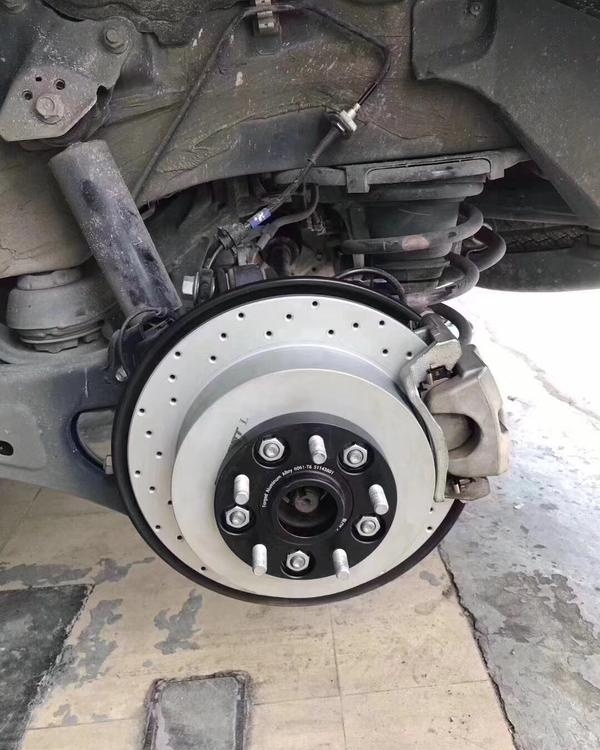 ecfront原厂高速打孔刹车盘适用奔驰a45升级原车刹车碟