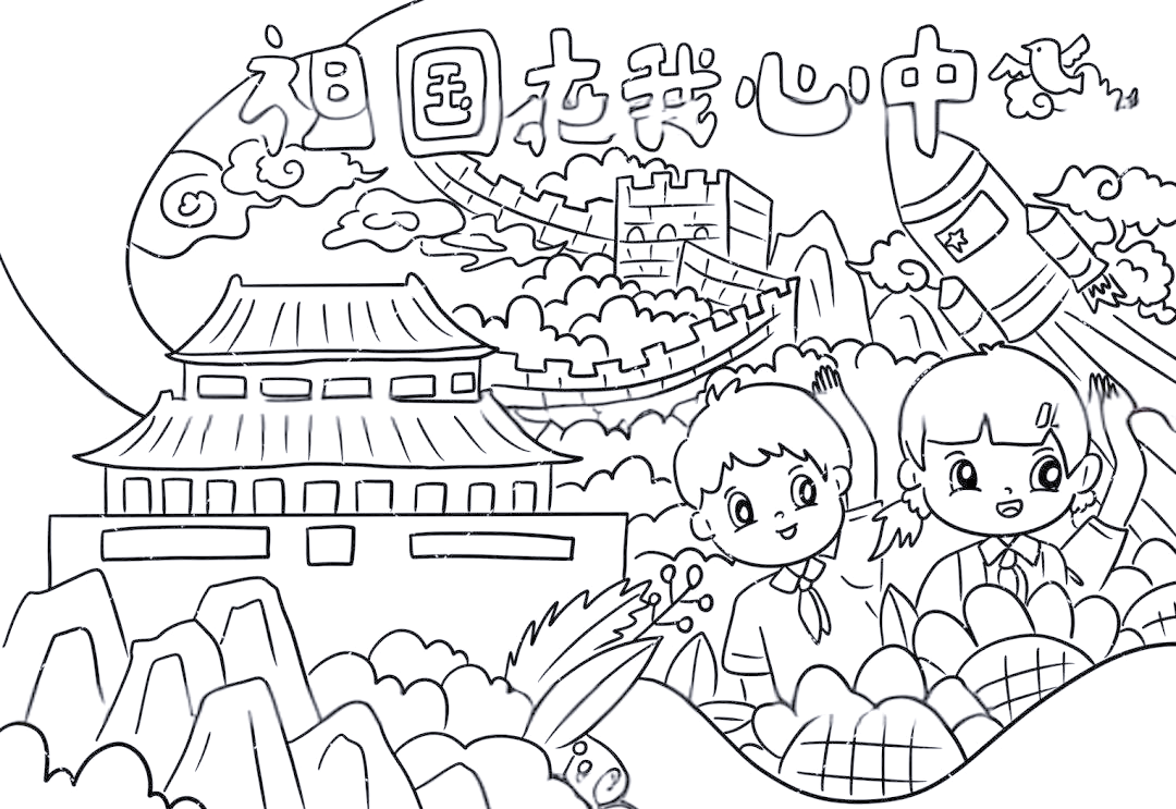 用画笔表达爱国情感,孩子们的画作如何打动人心
