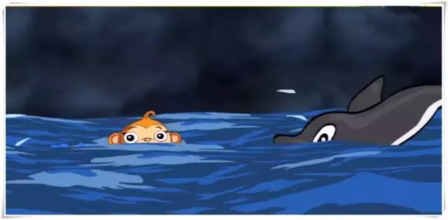 睡前英语故事|the monkey and the dolphin 猴子与海豚