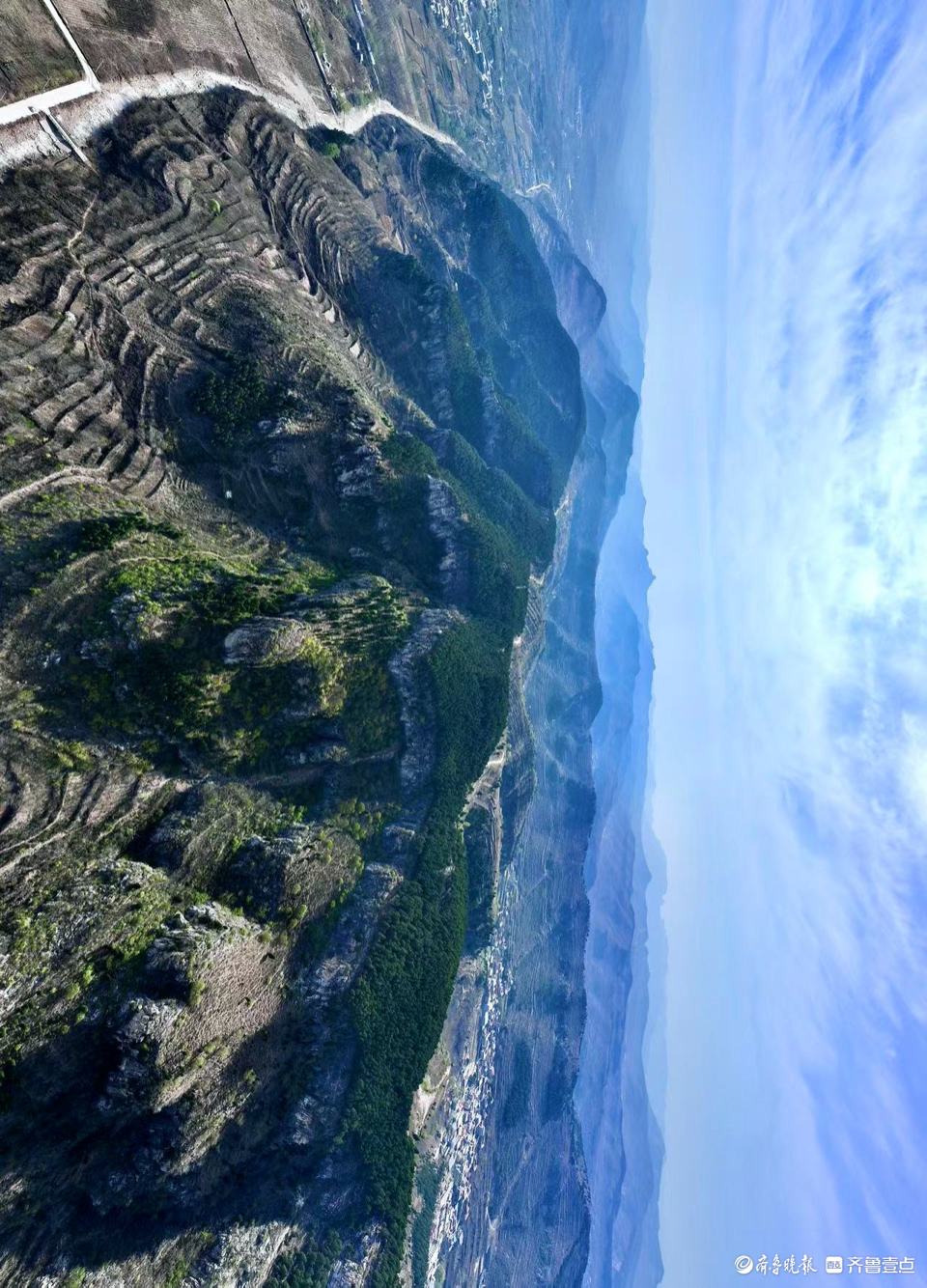 横屏观看,济南南部山区的秀丽风光
