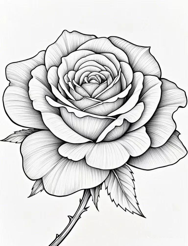 多种花卉的简笔画黑白画线稿素材及绘制方法详解