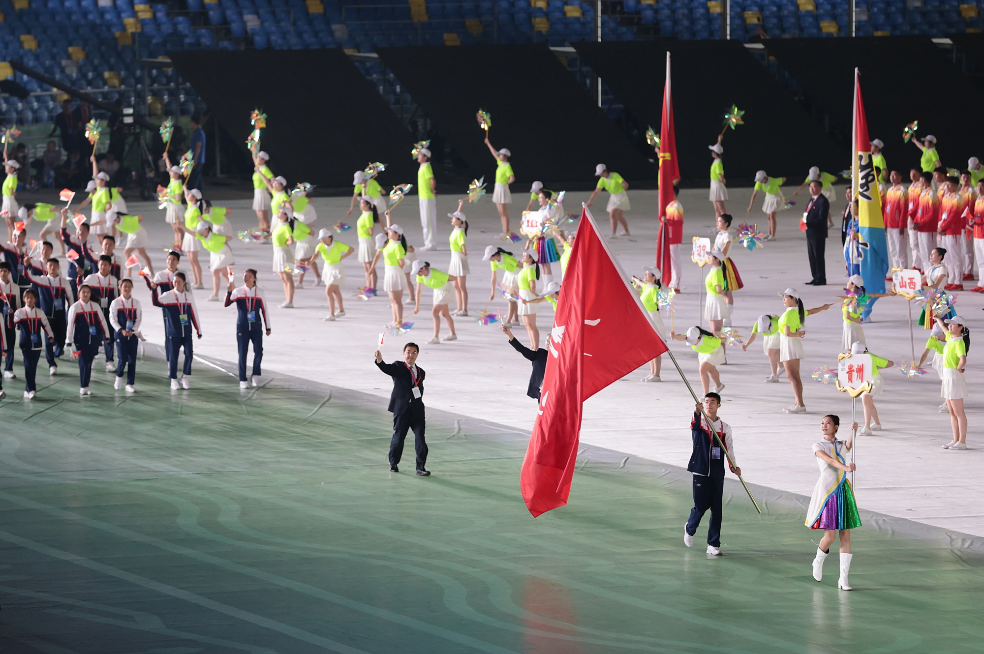 第十四届全运会开幕式在西安举行(14)