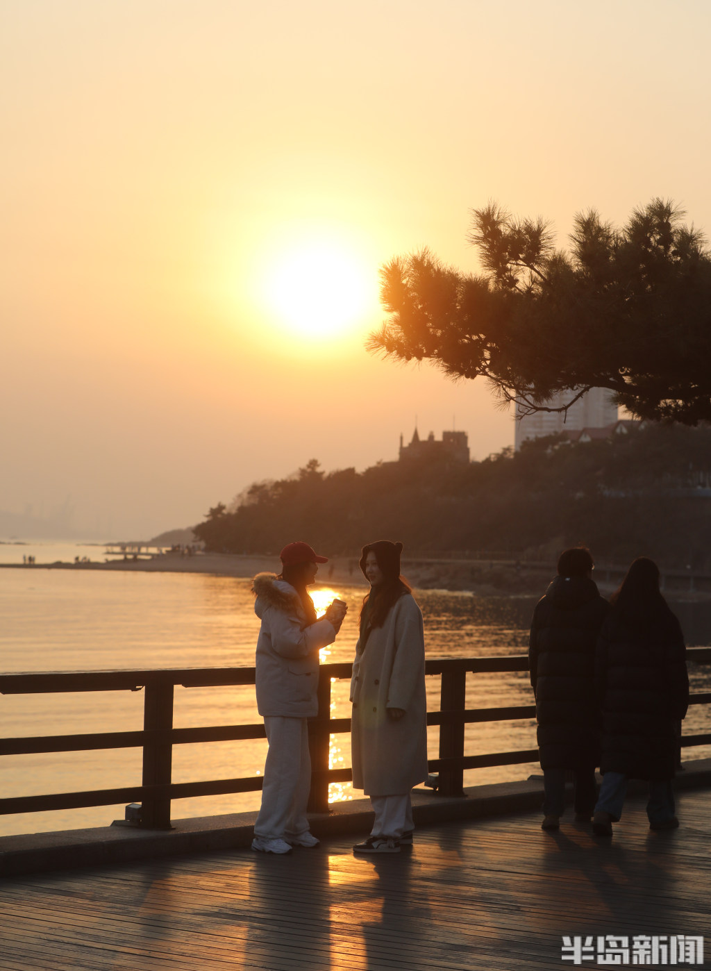 逛海边,赏夕阳